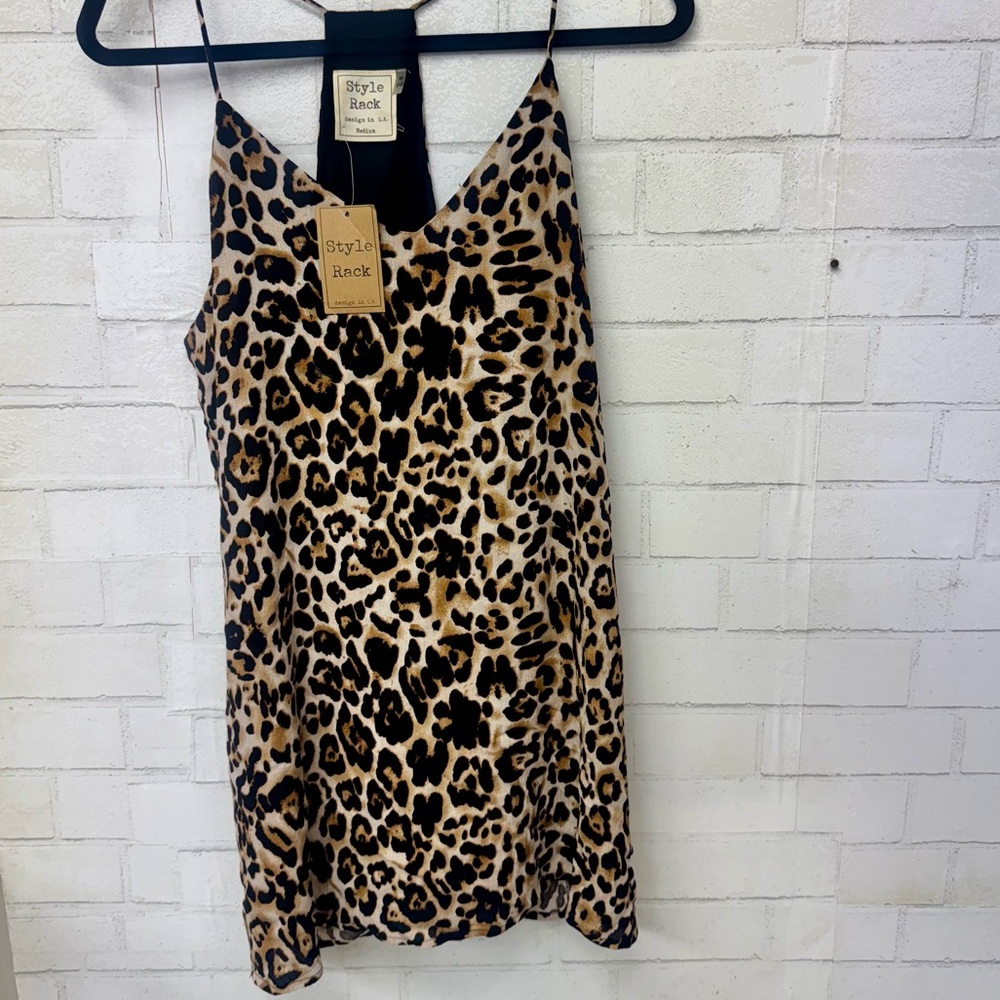 Style Rack Animal Print Slip Dress NWT - Picture 6 of 7